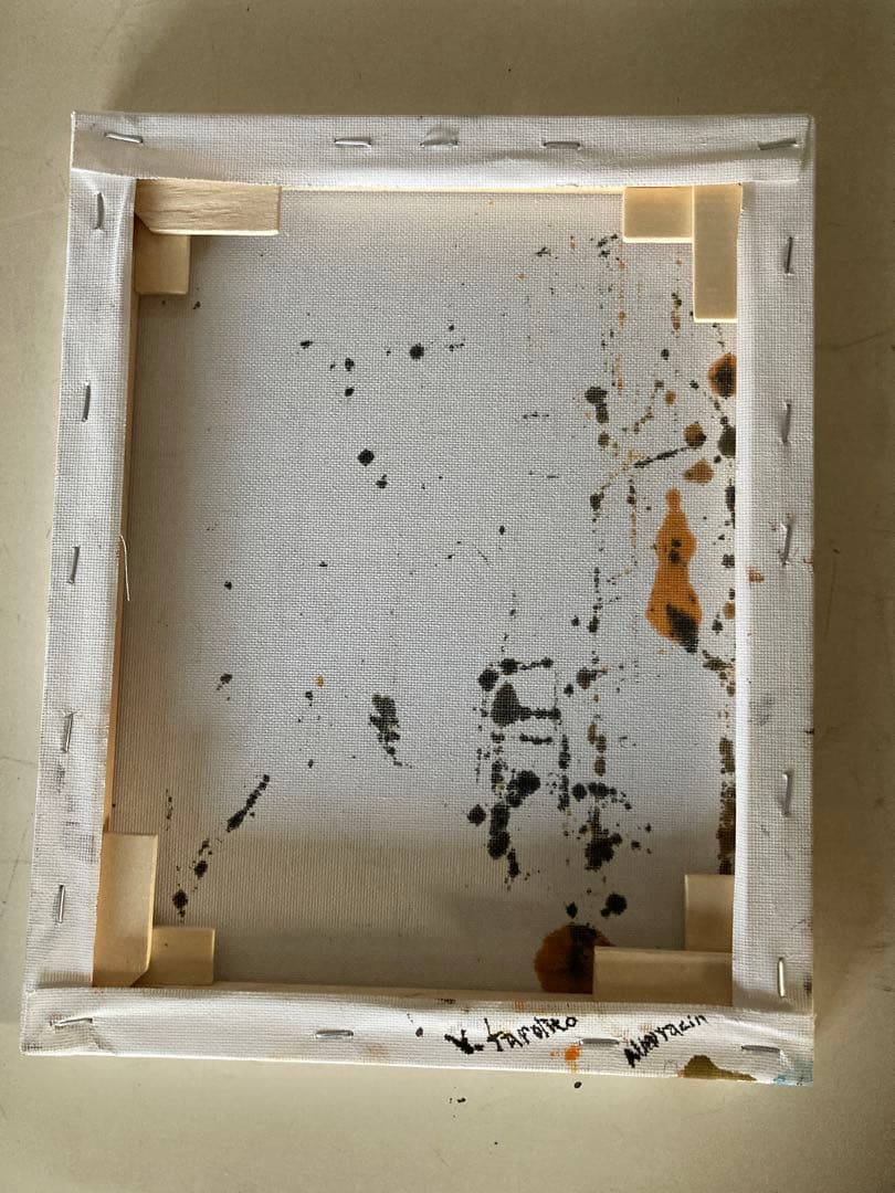 油絵　F3 「路地裏　アルバラシン」