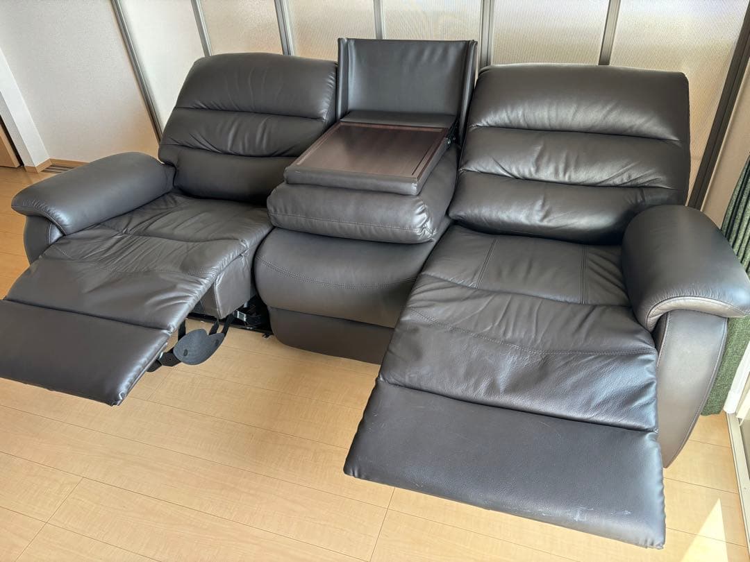 【値引不可】NITORI 3人用電動リクライニングソファ