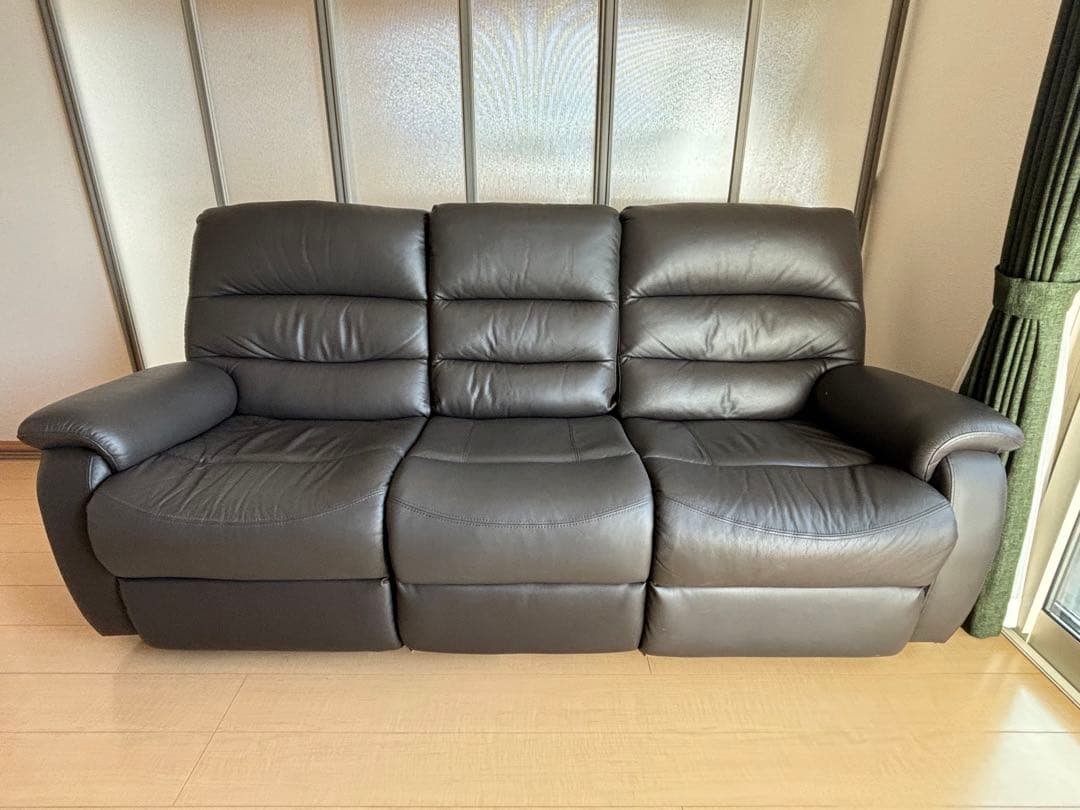 【値引不可】NITORI 3人用電動リクライニングソファ