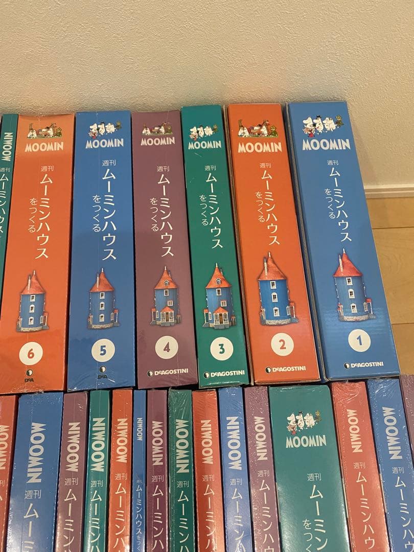 ムーミンハウスをつくる1巻〜56巻　　未組み立て