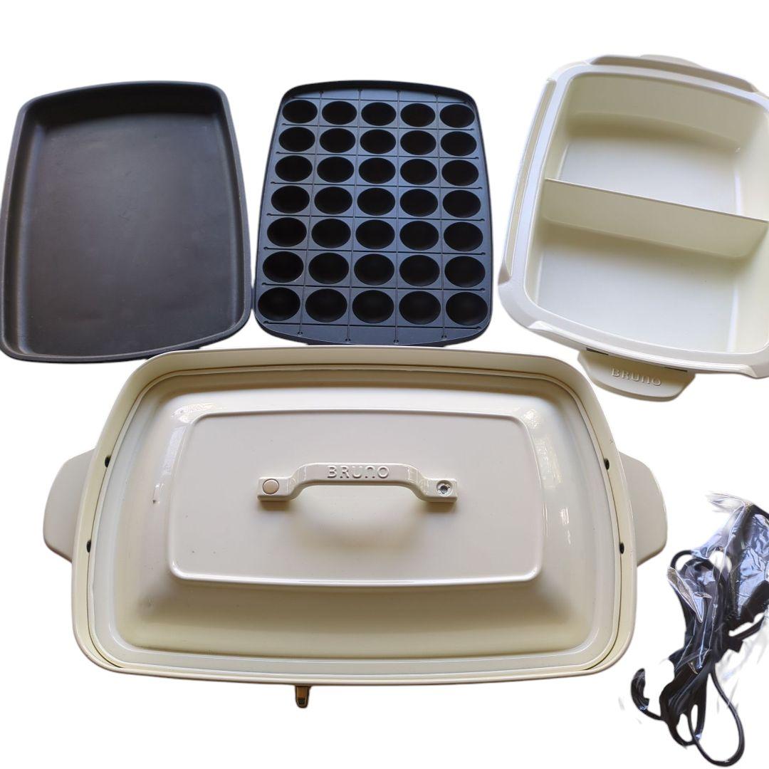 ブルーノ　ホットプレート　グランデサイズ　ホワイト
