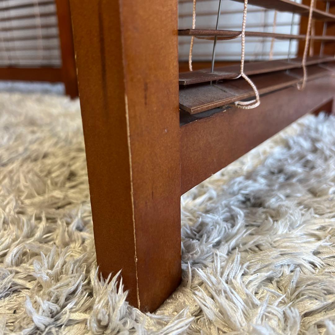 パーテーション スクリーン間仕切り 北欧ナチュラル 店舗什器 木製 4連