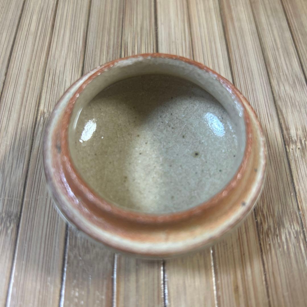 作家　赤絵　香合　茶道具　工芸品