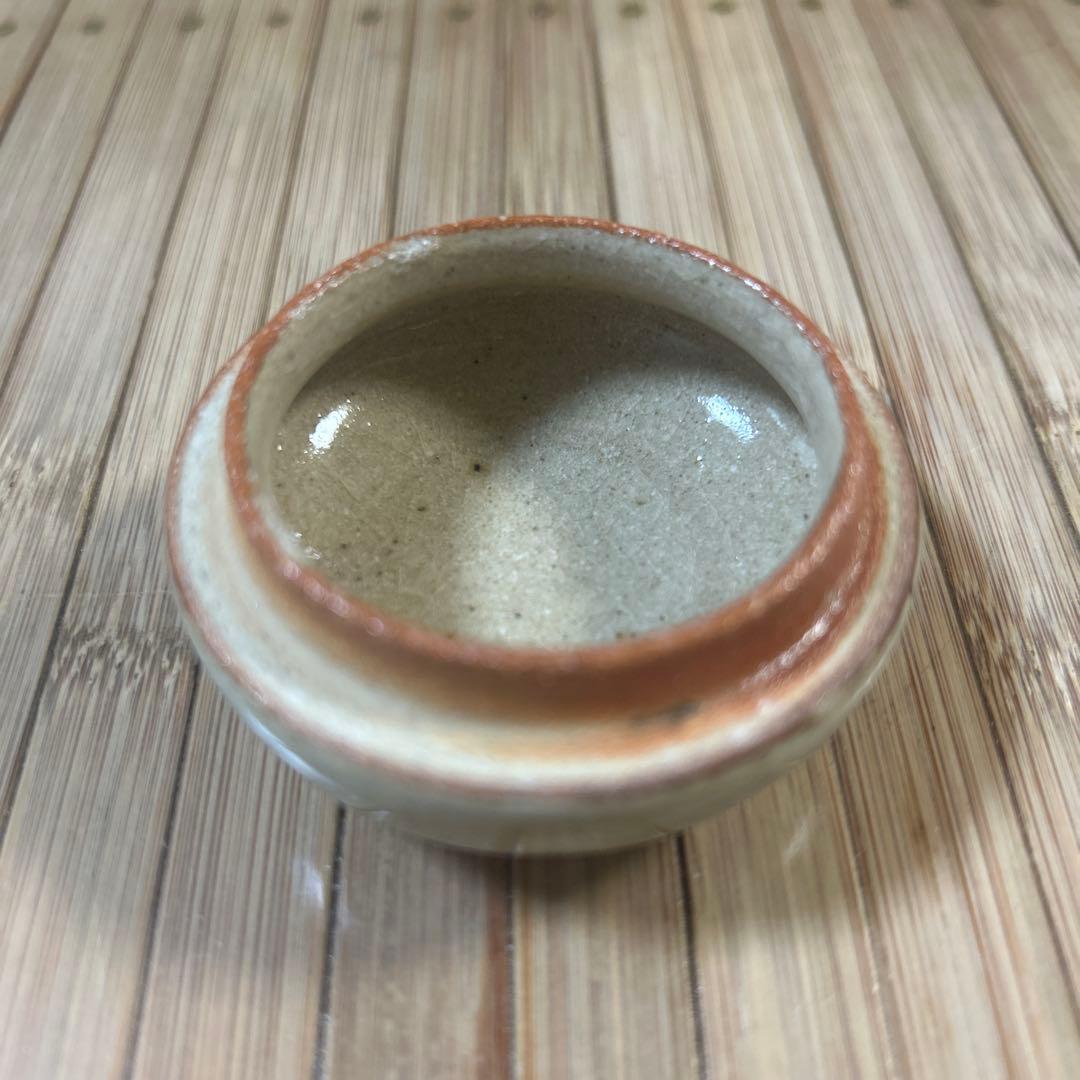 作家　赤絵　香合　茶道具　工芸品