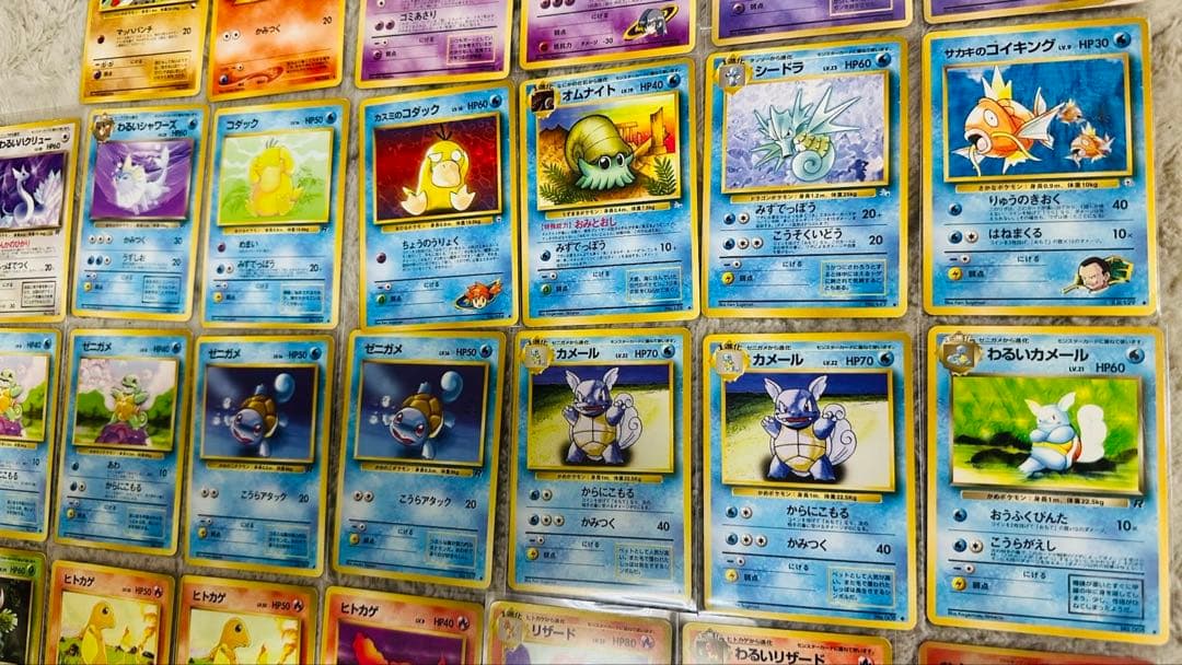 ポケモン旧裏カード38枚 まとめ売り　ピカチュウなど　当時もの