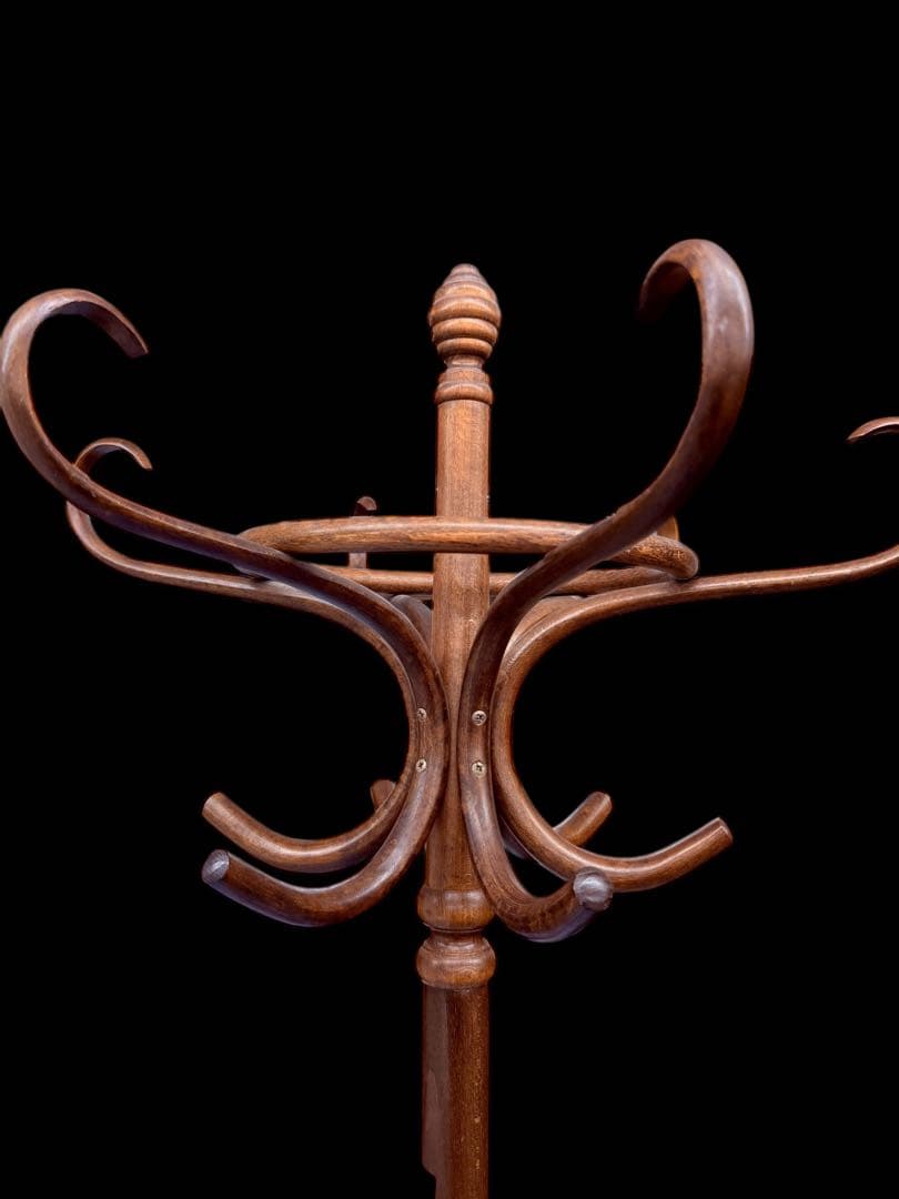 曲木ベントウッド　ポールハンガー ポールラック ハンガーラック コートハンガー