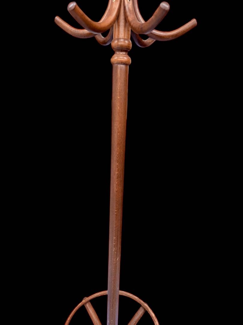 曲木ベントウッド　ポールハンガー ポールラック ハンガーラック コートハンガー