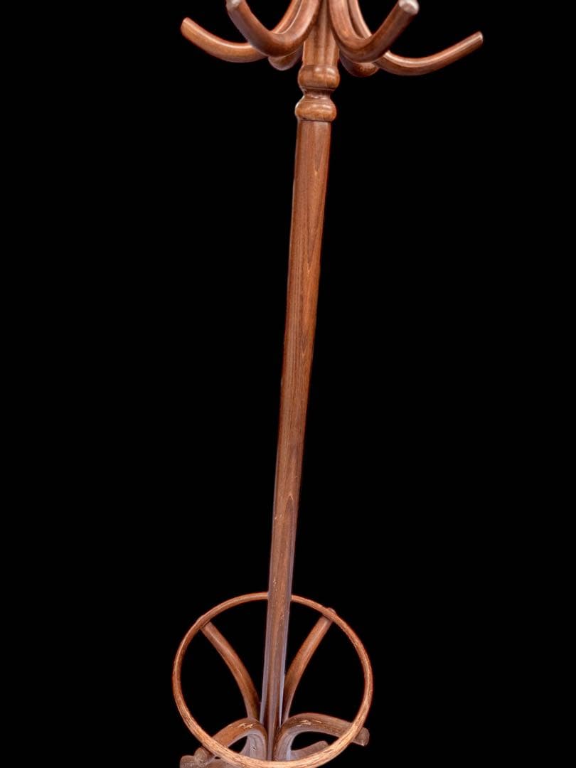 曲木ベントウッド　ポールハンガー ポールラック ハンガーラック コートハンガー