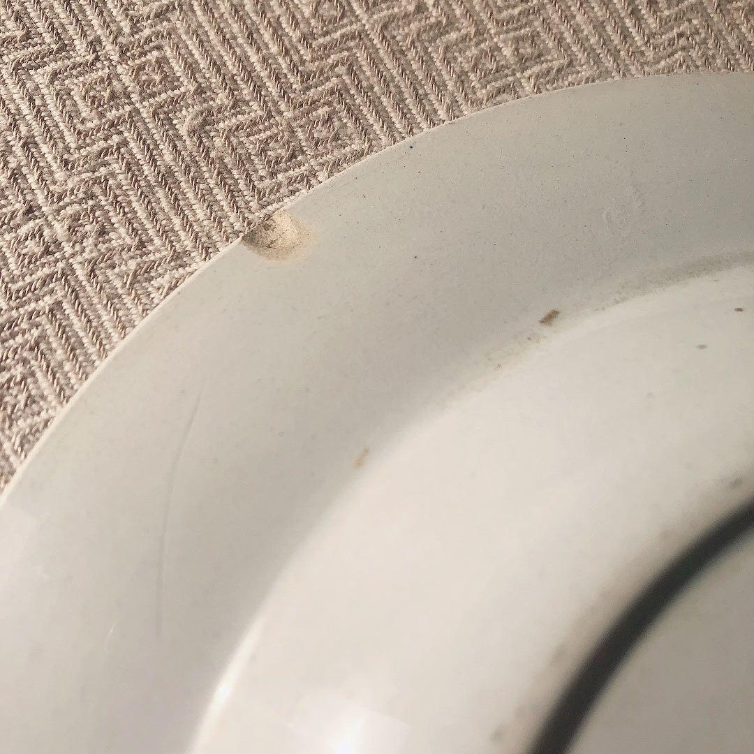 クレイユモントロー　JAPON フランスアンティーク食器　アンティークプレート