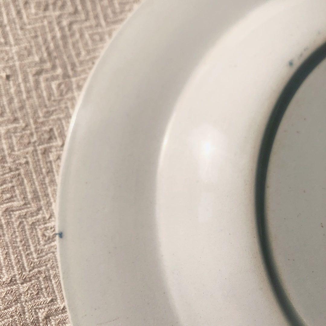 クレイユモントロー　JAPON フランスアンティーク食器　アンティークプレート