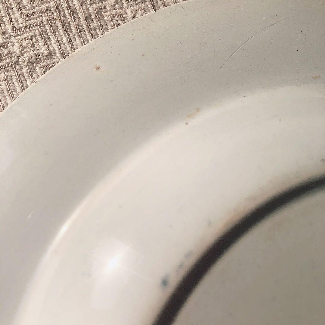 クレイユモントロー　JAPON フランスアンティーク食器　アンティークプレート