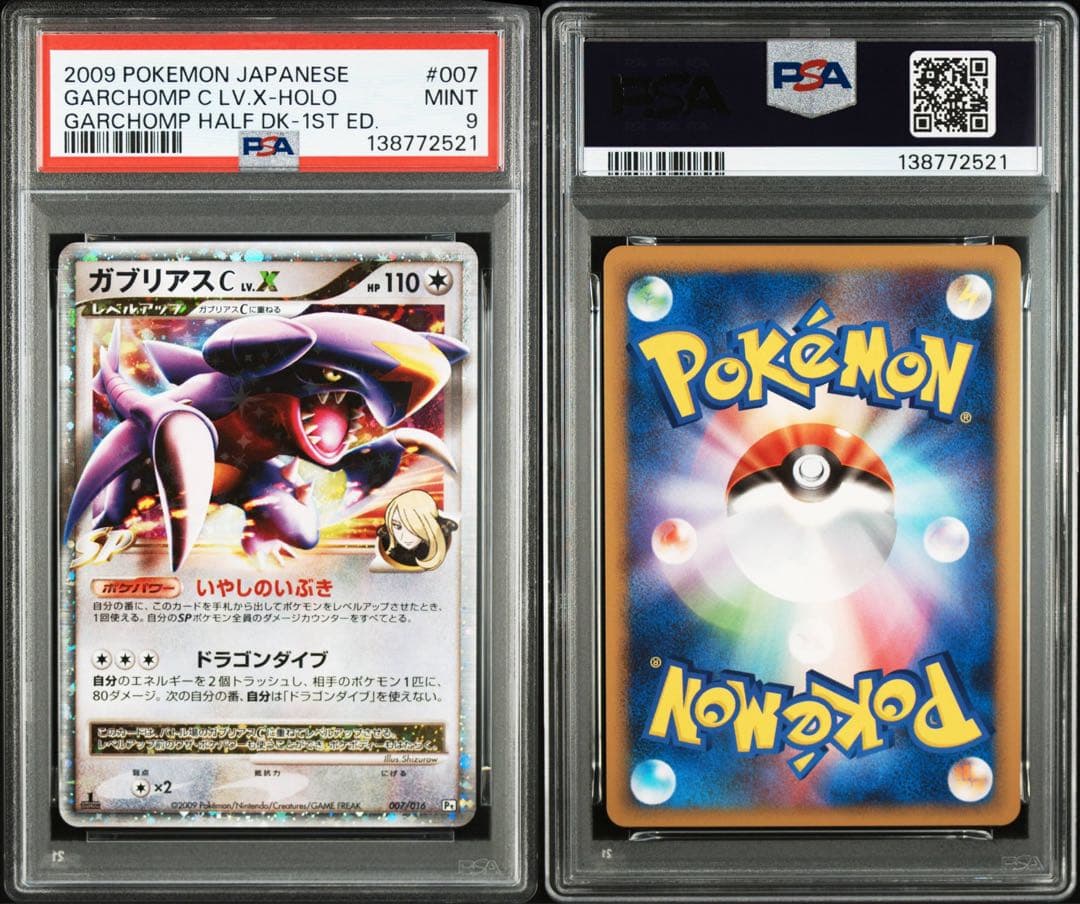 ガブリアスC lv.62 / ガブリアスC lv.X 連番【PSA8&9】