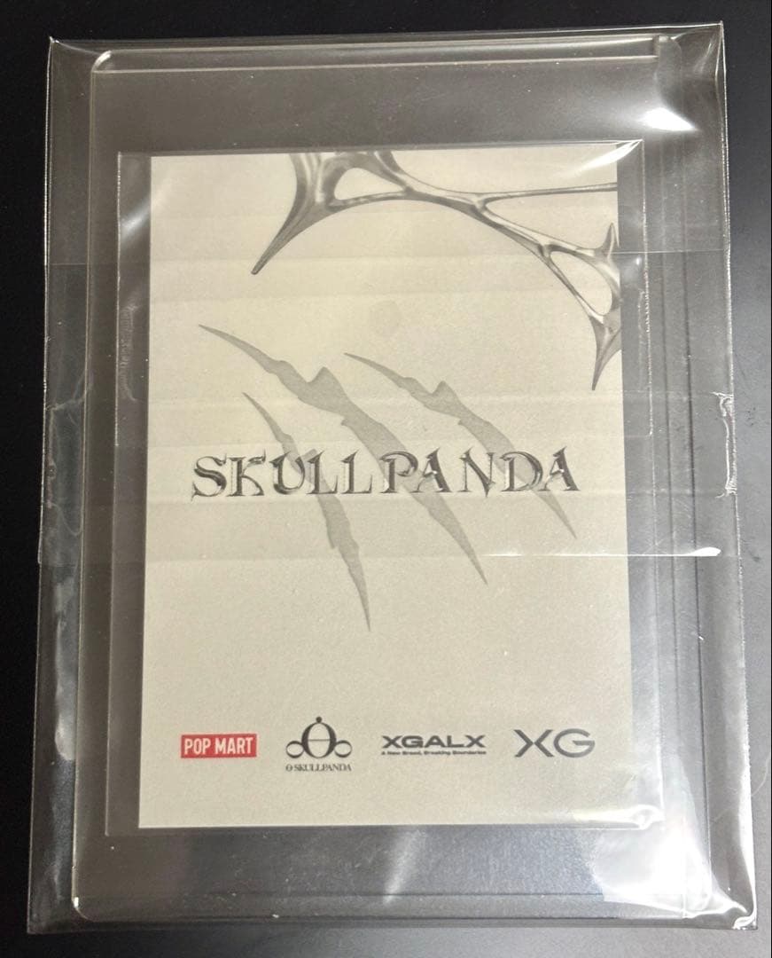 スカルパンダ XG ノベルティ カード 新品美品 ポップマート