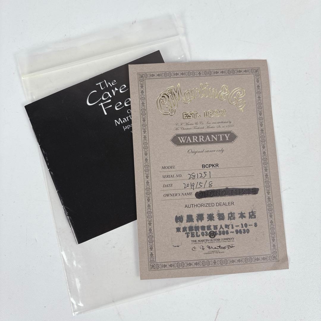 美品 Martin Backpacker トラベルギター 保証書・ソフトケース付
