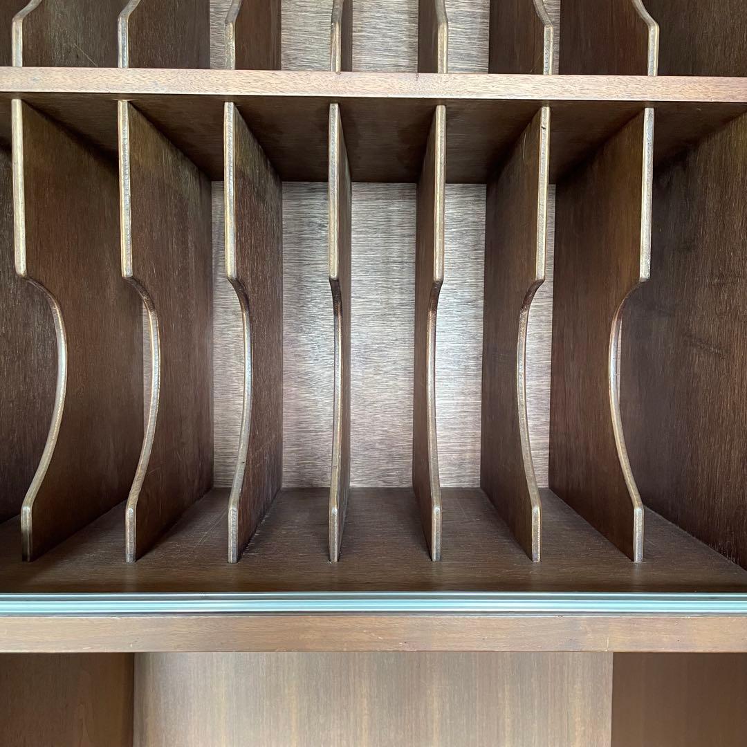 レコードラック レコード棚 収納 棚 木製 北欧 ビンテージ ミッドセンチュリー