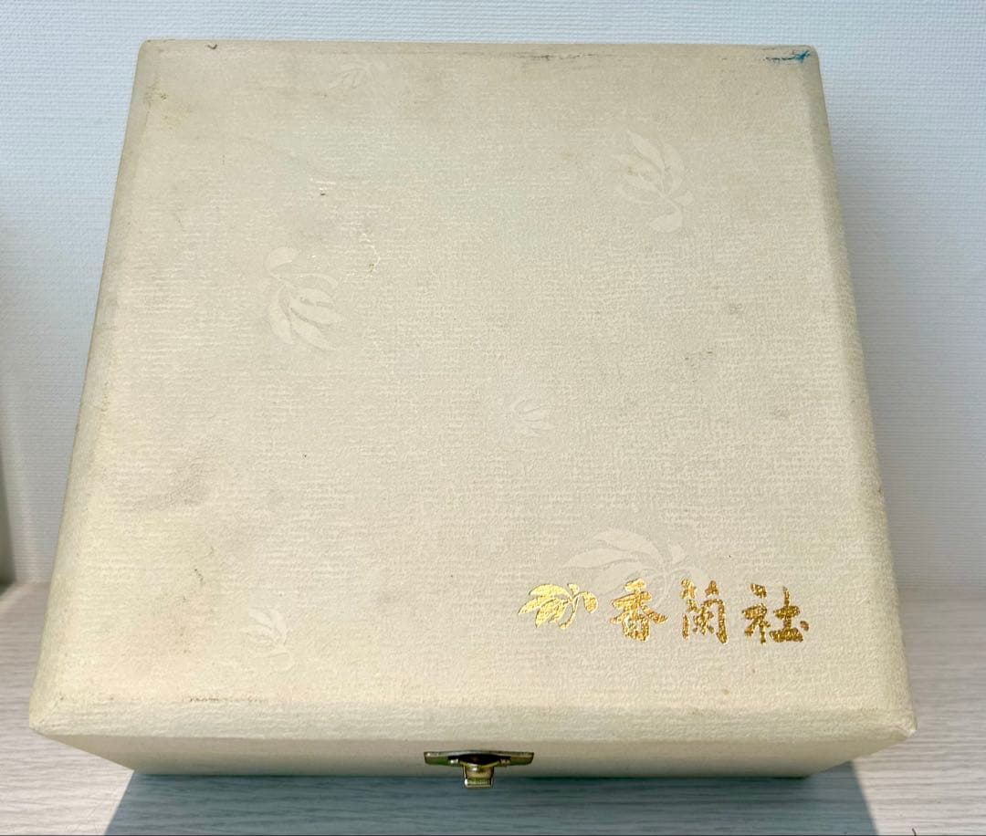 香蘭社⚫︎有田焼　紫陽花の白皿 5枚セット 専用ケース付き