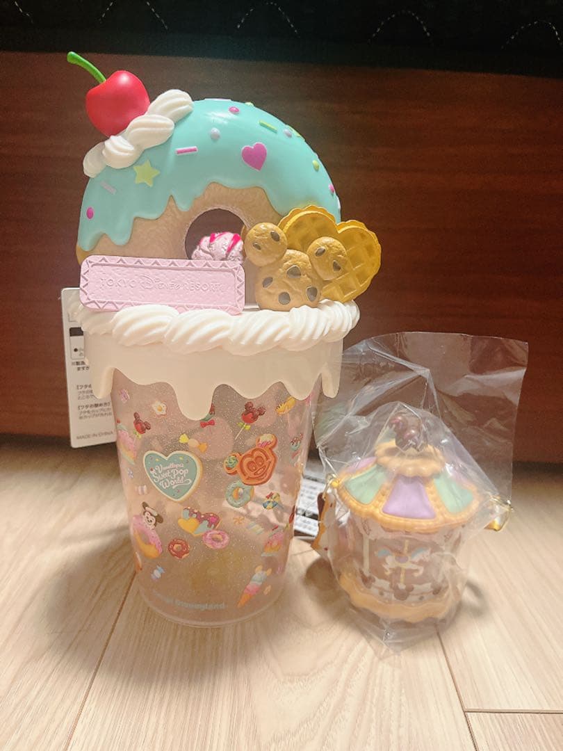 【セット】ディズニー　パルパルーザ　ヴァネロペ 　パフェカップ　グミケース