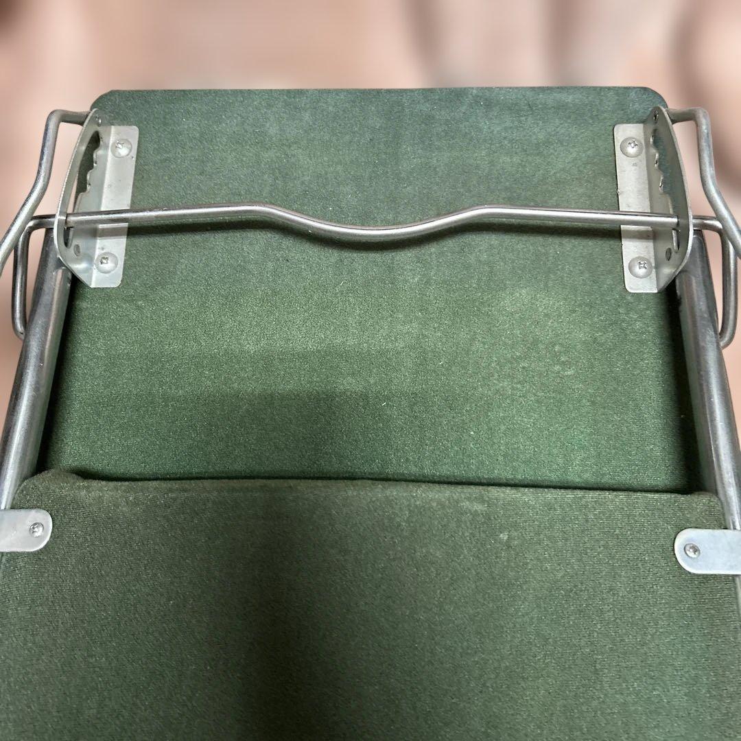 座椅子 2個セット 緑 グリーン 色アセ有り 昭和レトロ 当時もの