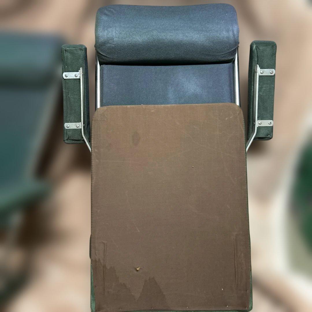 座椅子 2個セット 緑 グリーン 色アセ有り 昭和レトロ 当時もの