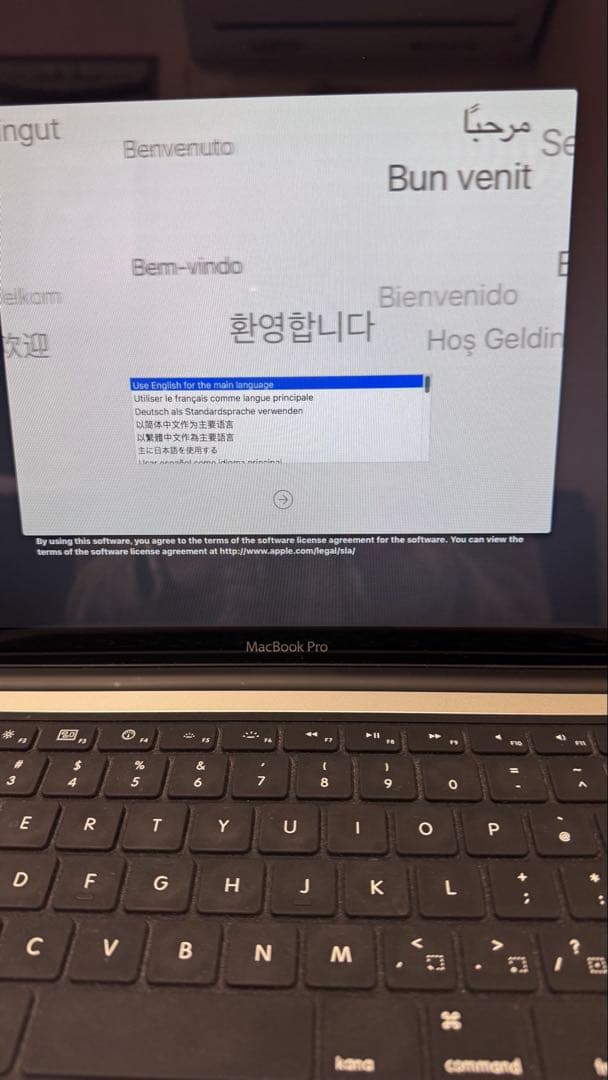 MacBook Pro 15インチSSD256GB多言語対応 2021Intel