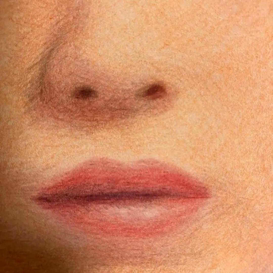 マジョリカ　マジョルカ24額装品　額縁寸法32.7cm×24.0cm　色鉛筆着色