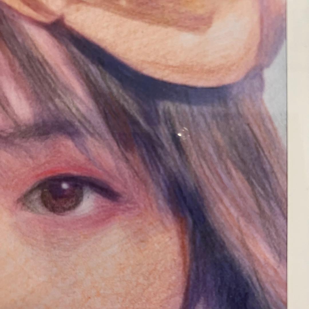 マジョリカ　マジョルカ24額装品　額縁寸法32.7cm×24.0cm　色鉛筆着色