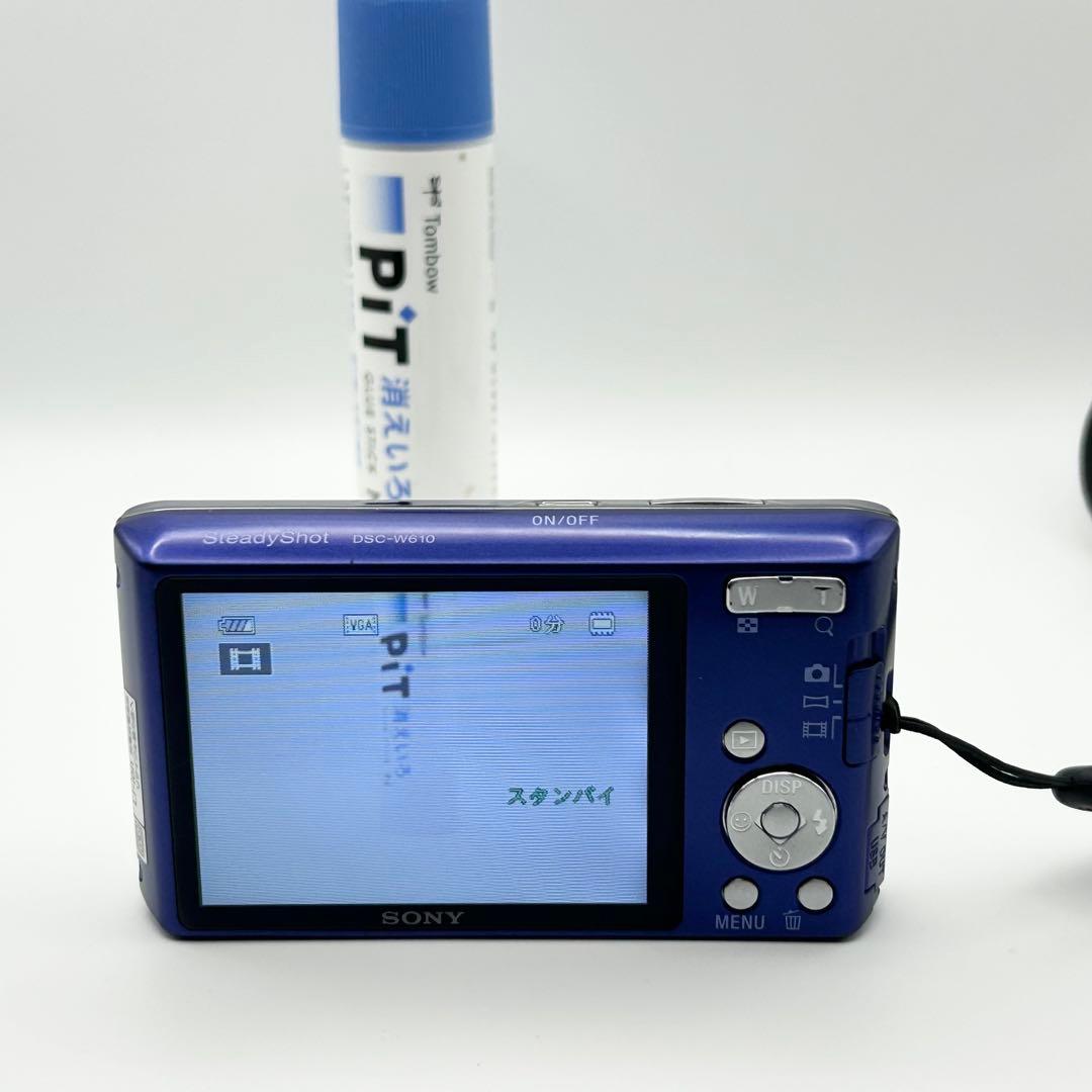 SONY DSC-W610 コンパクトデジタルカメラ★外観美品★ジャンク★動作品
