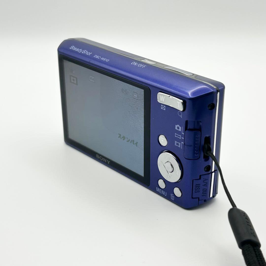 SONY DSC-W610 コンパクトデジタルカメラ★外観美品★ジャンク★動作品