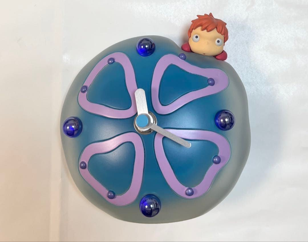 崖の上のポニョ　ポニョのクラゲ置時計