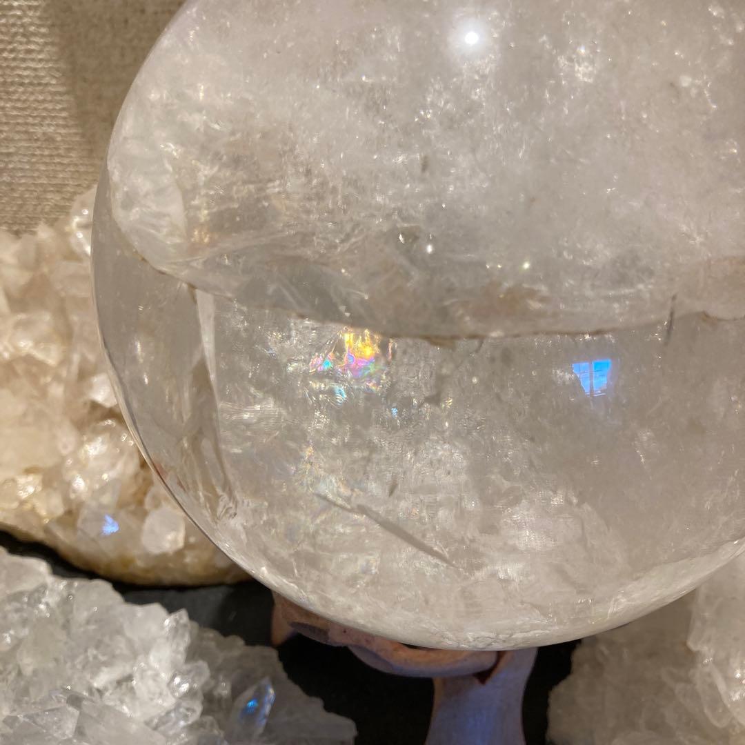 ☆お値下げ☆超特大☆ ヒマラヤ産　水晶　スフィア　水晶玉　水晶球　天然石　原石