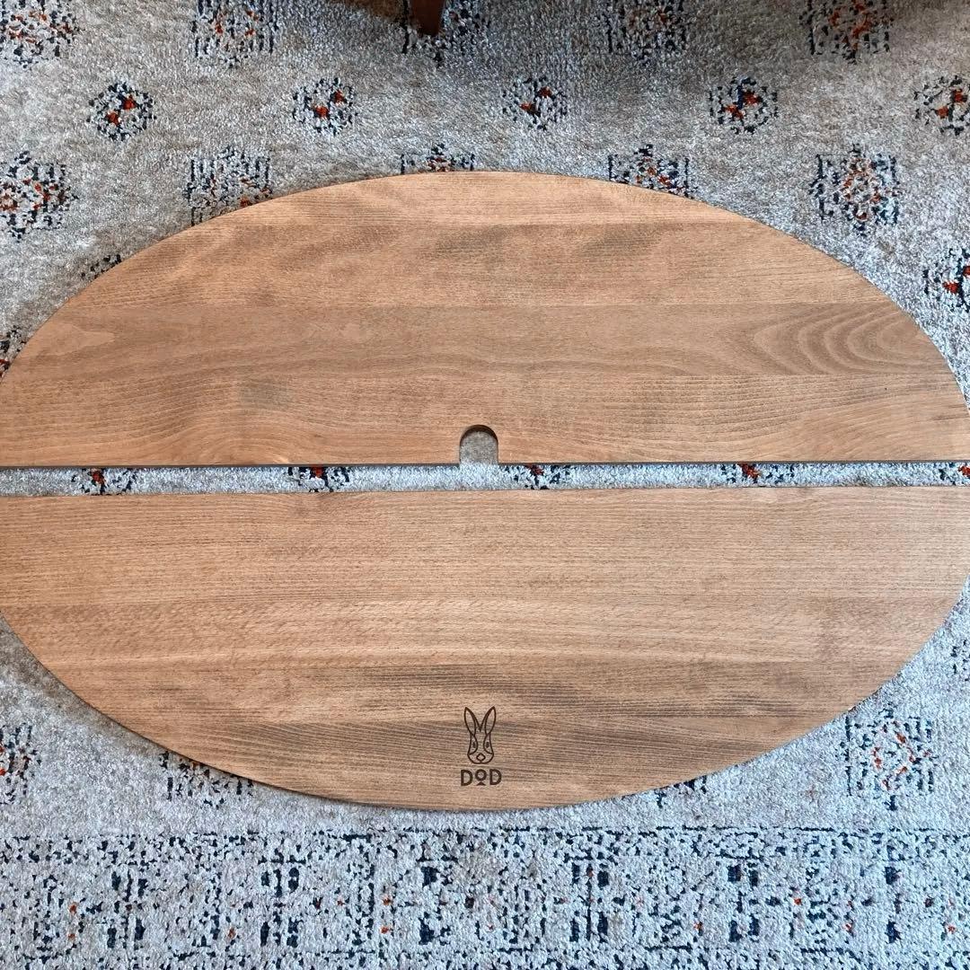 DOD DoD テキーラウッドプレートC ワンポール　テーブル　お座敷スタイル