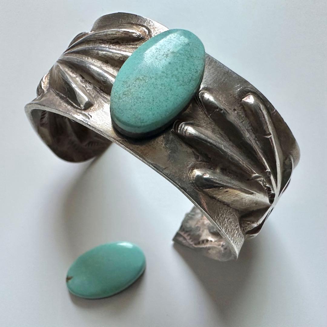 ターコイズ ナンバーエイト 2P（12.6ct） オールドルース 1980年代物