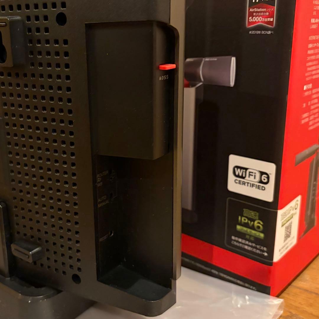 BUFFALO WXR-5950AX12 Wi-Fiルーター 10Gbps