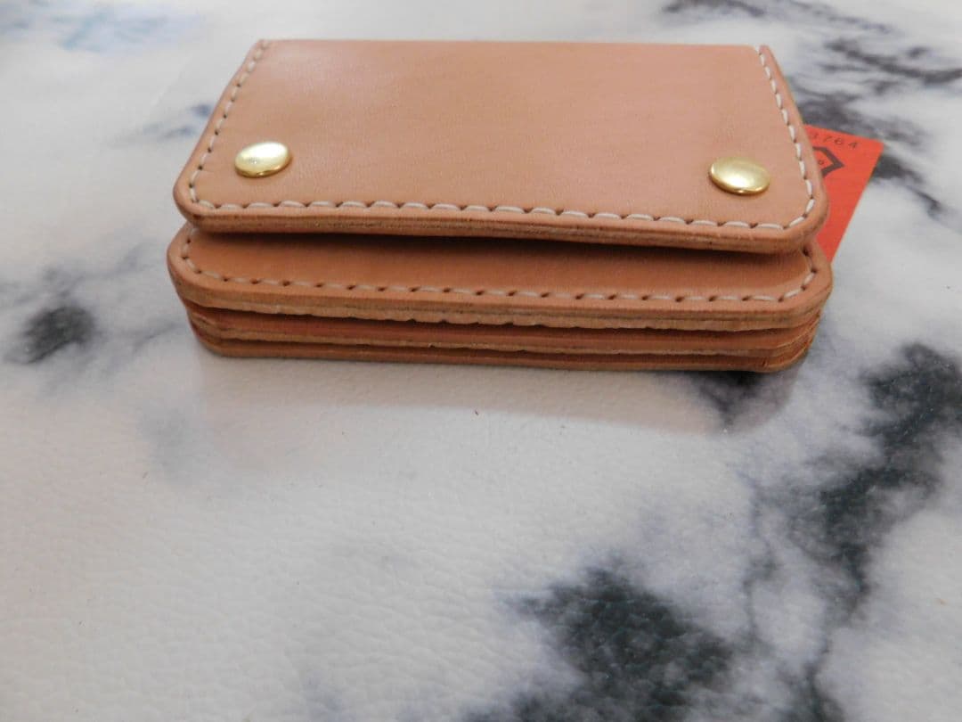 本革　ショートトラッカーウォレット　財布