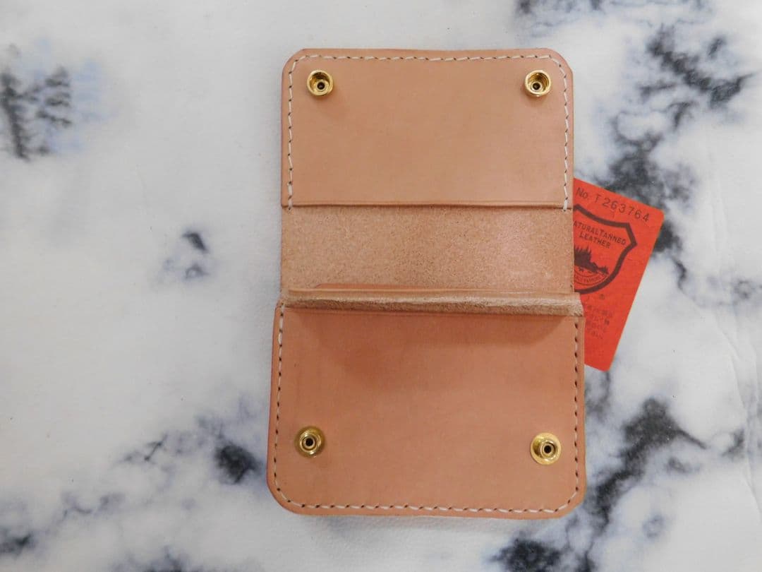 本革　ショートトラッカーウォレット　財布