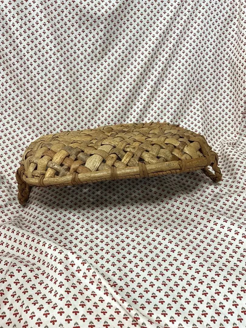 カゴアミドリ　バスケット　くるみ　浅いかご