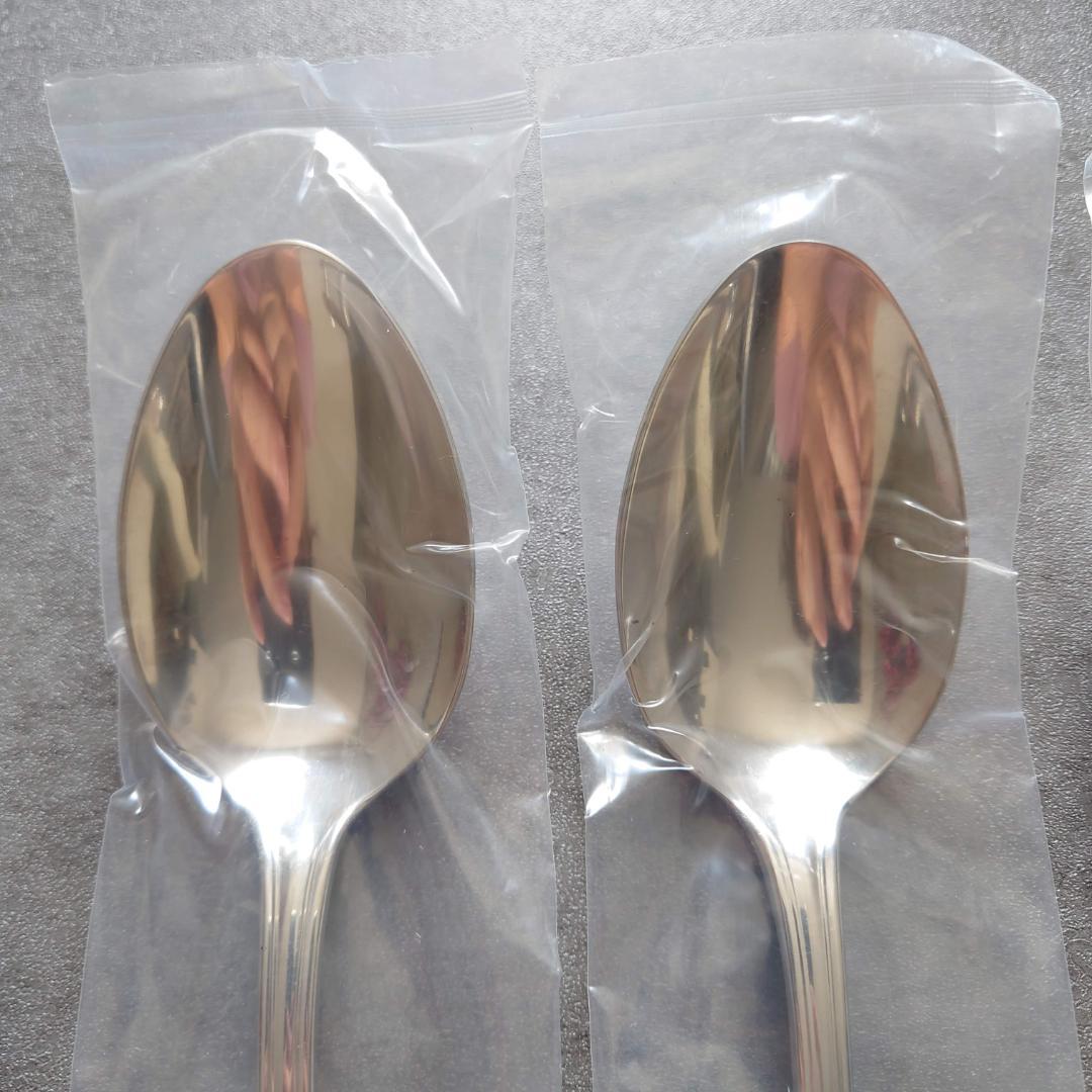 クリストフル ACIER アルビ 未開封 ステンレス テーブルスプーン 4点