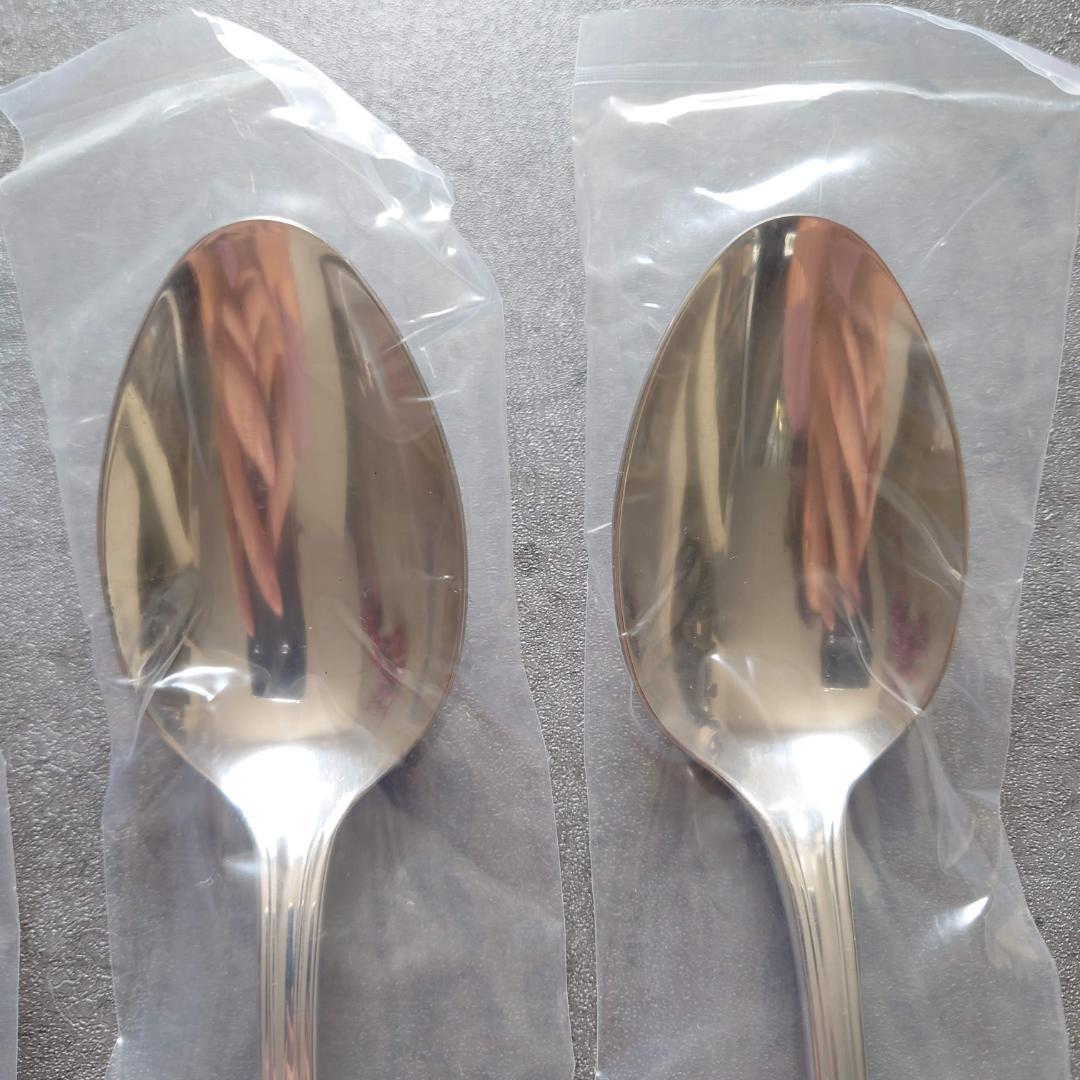 クリストフル ACIER アルビ 未開封 ステンレス テーブルスプーン 4点