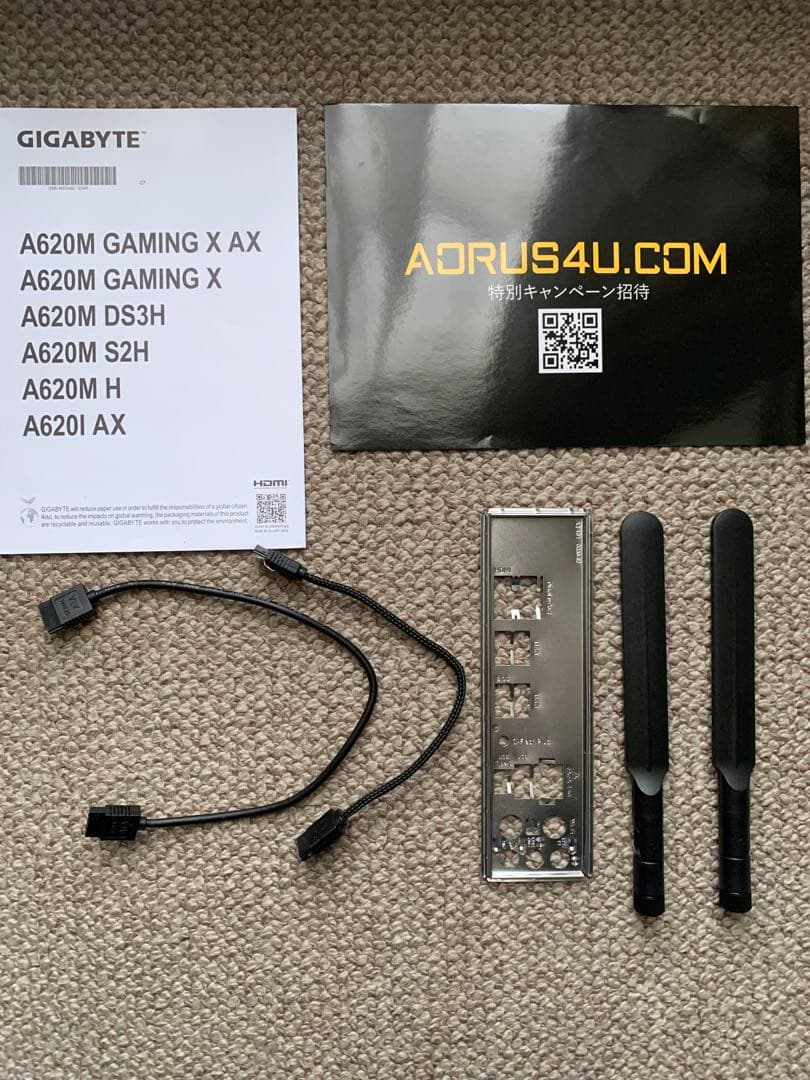 GIGABYTE A620I AX マザーボード