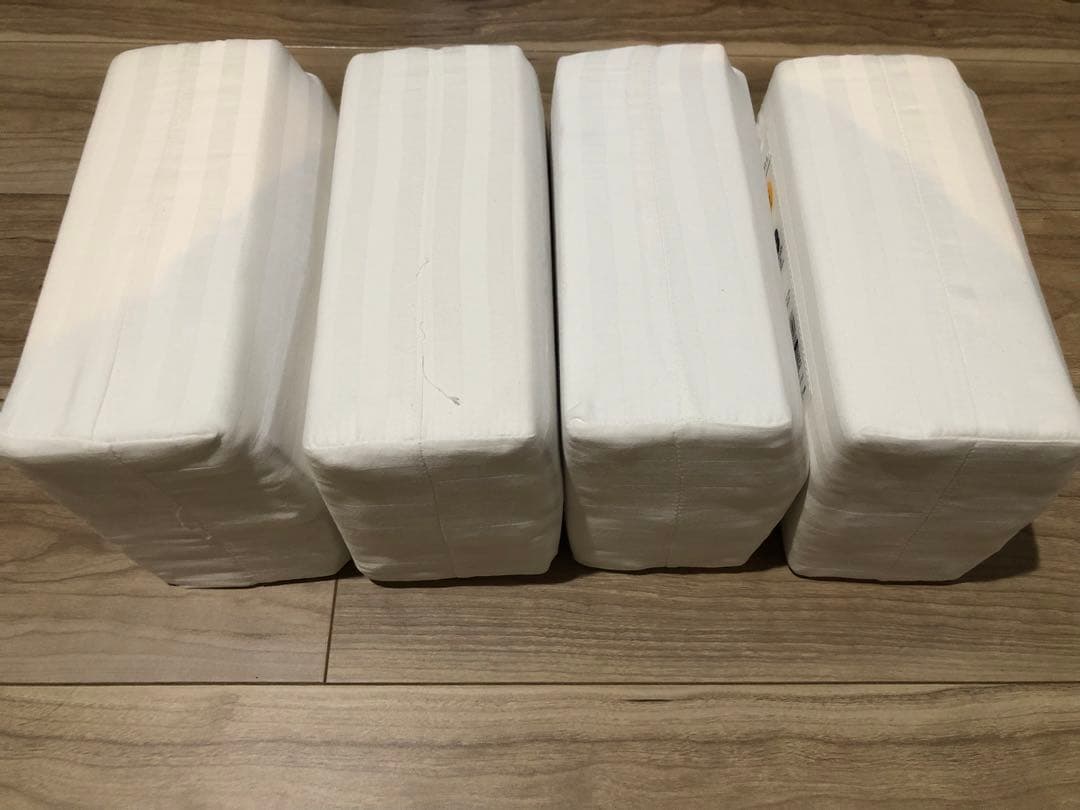 【新品未使用】ニトリ　ホテルスタイル ベッドカバー Sサイズ 4枚セット