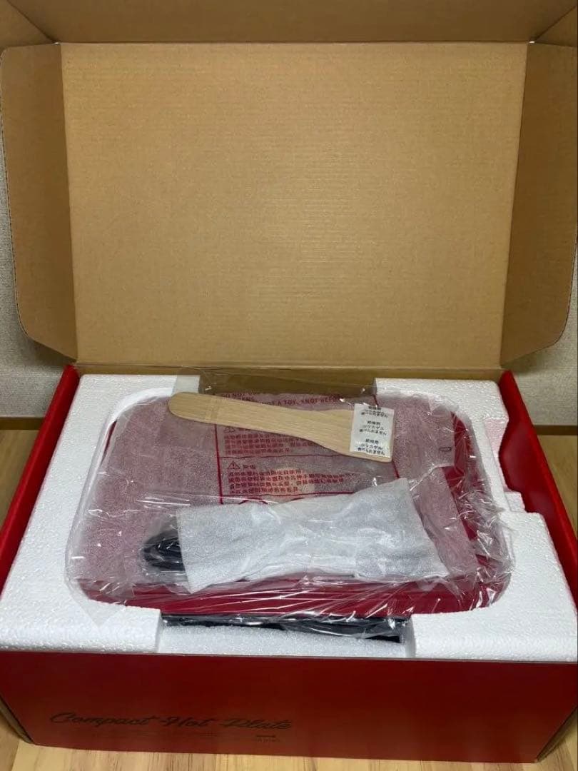 【り。(^^)商品】BRUNO コンパクトホットプレート レッド