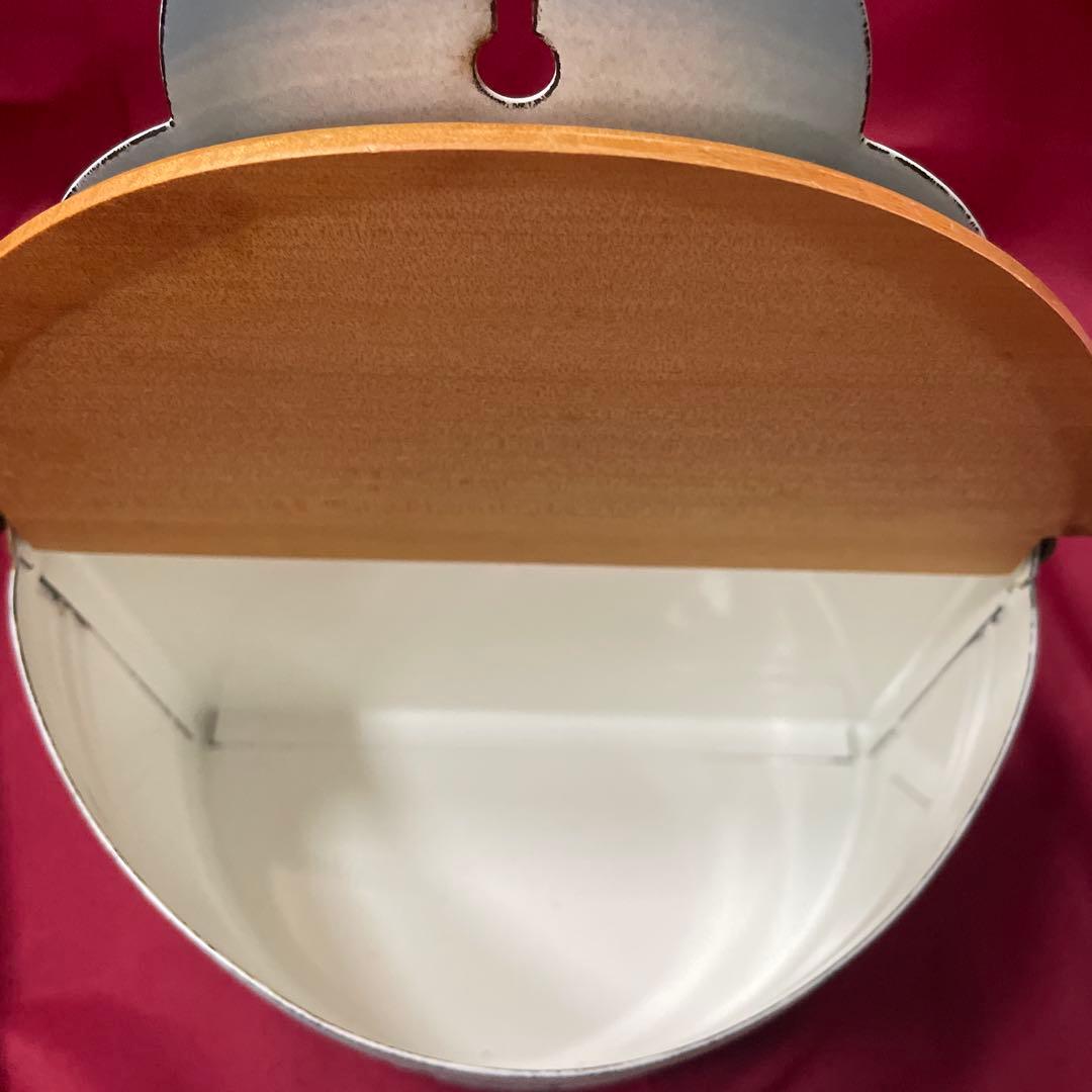 【希少品】『イマン/プリンセスローズ』ブルーアルメットセル缶(ホーロー製木蓋付)