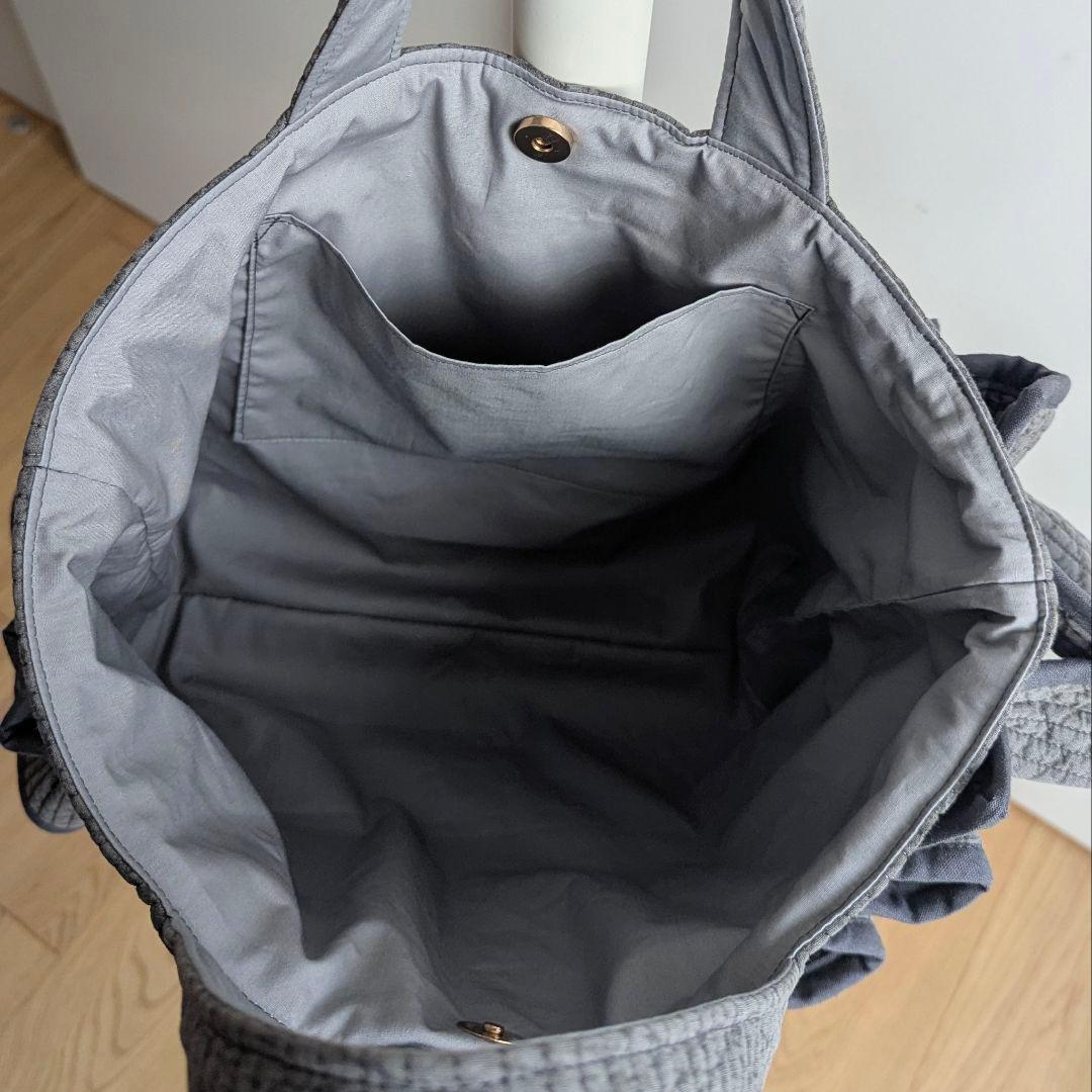 そらすずたから ヌビバッグ フリル ヌビトートバッグ マザーズバッグ A4