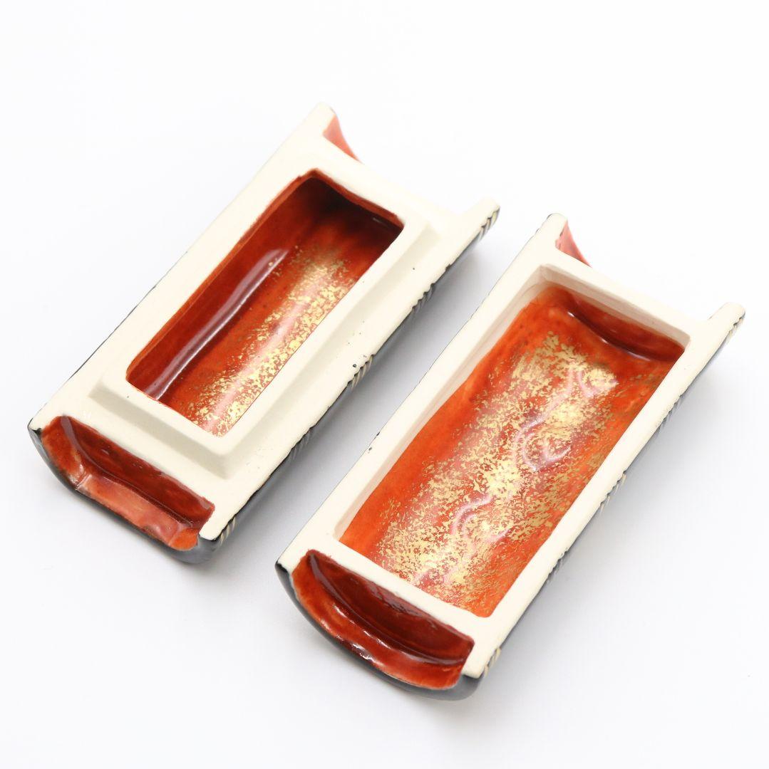 手塚桐鳳作 仁清筒香合 清水焼 茶道具 共箱共布 共箱　C189　1F18