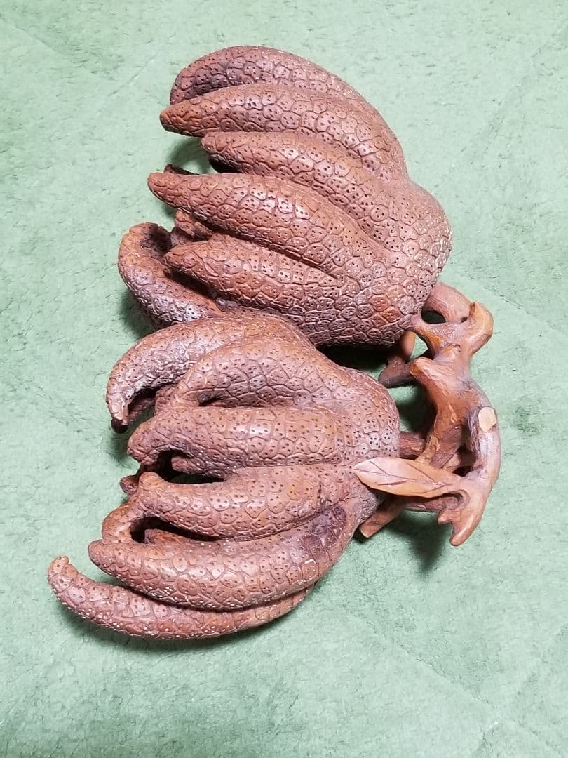 木彫　仏手柑　ぶっしゅかん　縁起物　李朝　中国美術　工芸品　ぶしゅかん