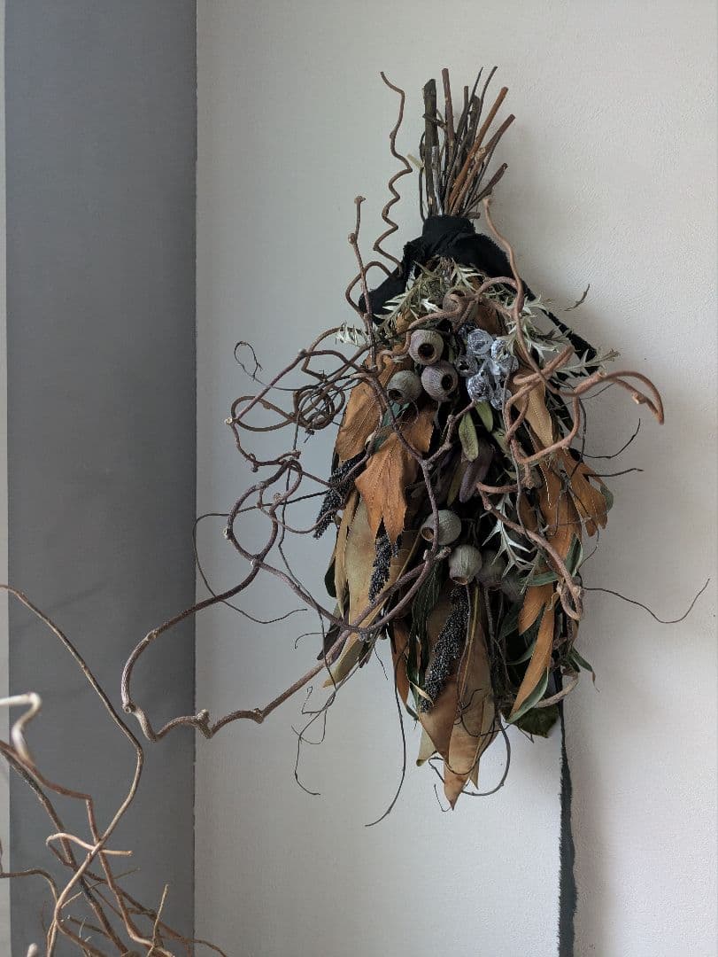 ドライフラワー　スワッグ　インテリア