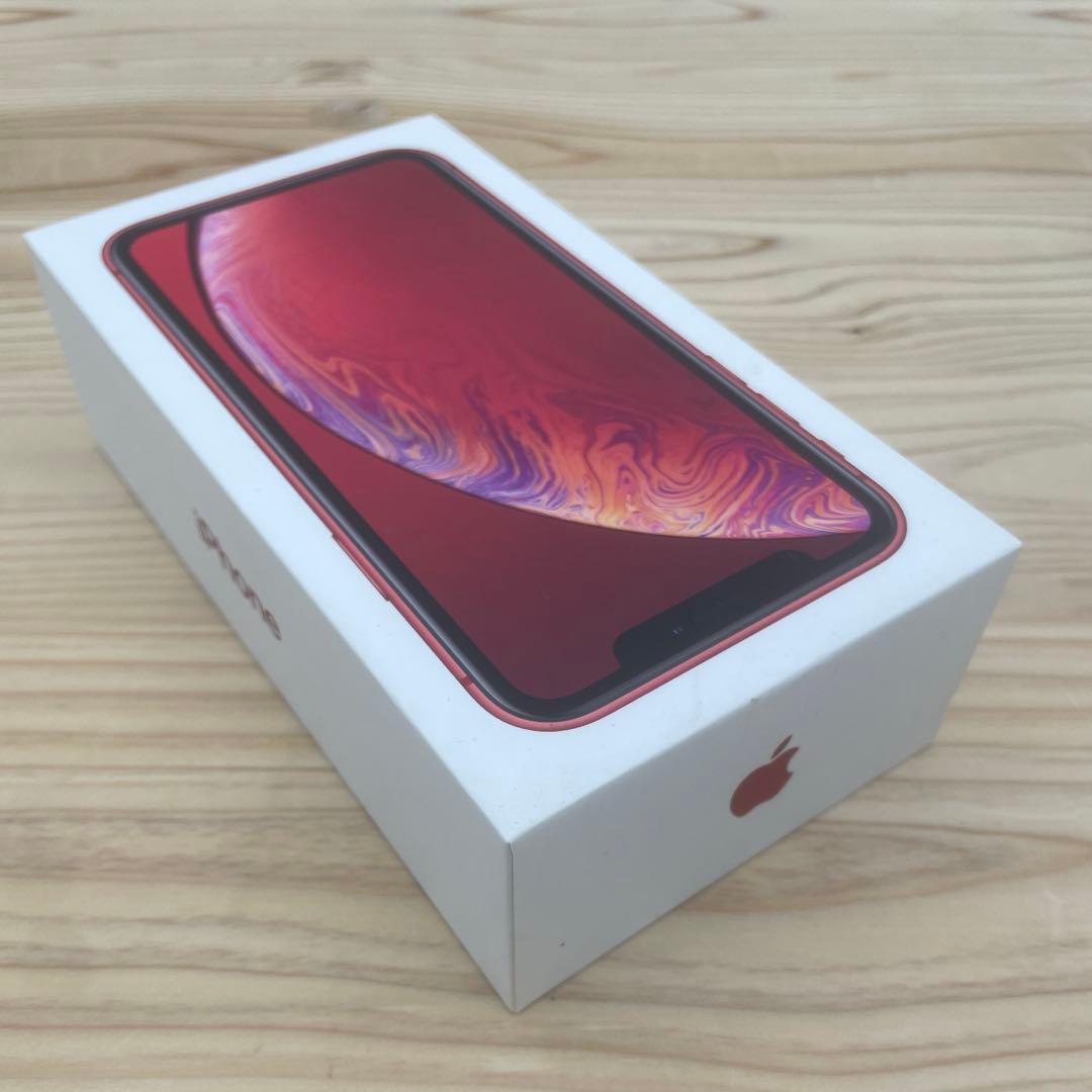 【中古美品】iPhone XR 64GB RED SIMフリー