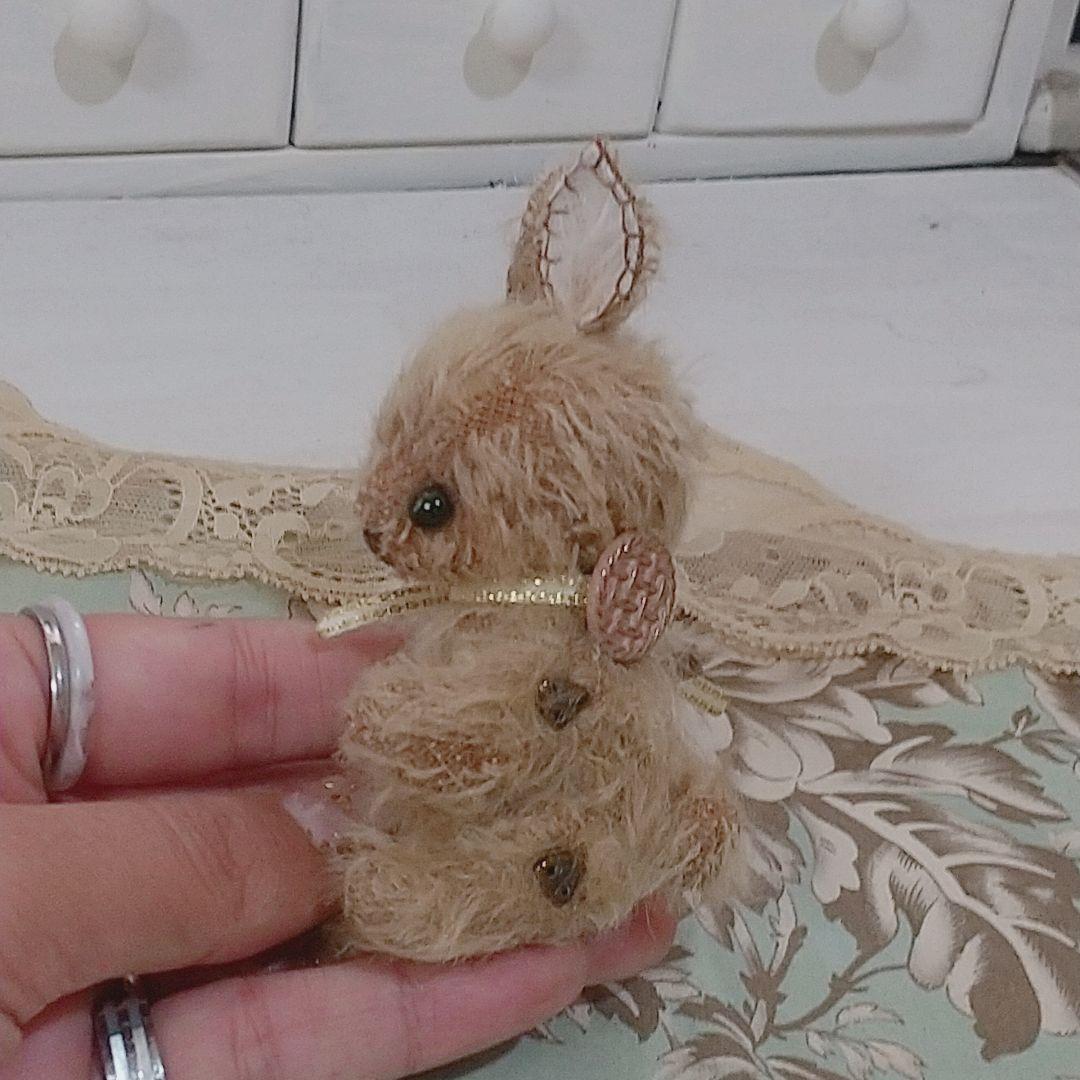 テディベア 小さな ウサギ アーティストベア 玩具 ぬいぐるみ