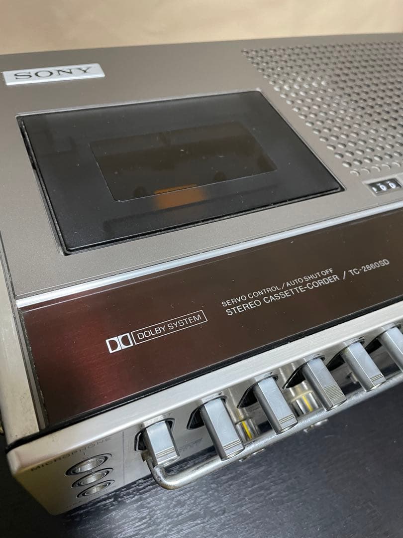 SONY TC-2860SD デンスケ　カセットデッキ（ジャンク）