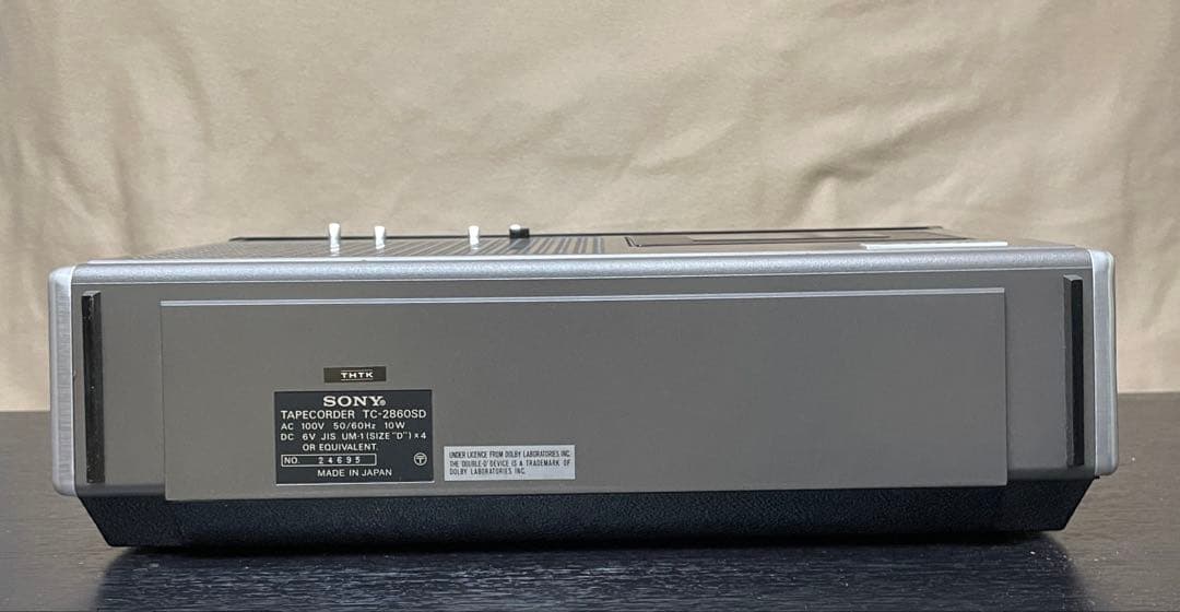 SONY TC-2860SD デンスケ　カセットデッキ（ジャンク）